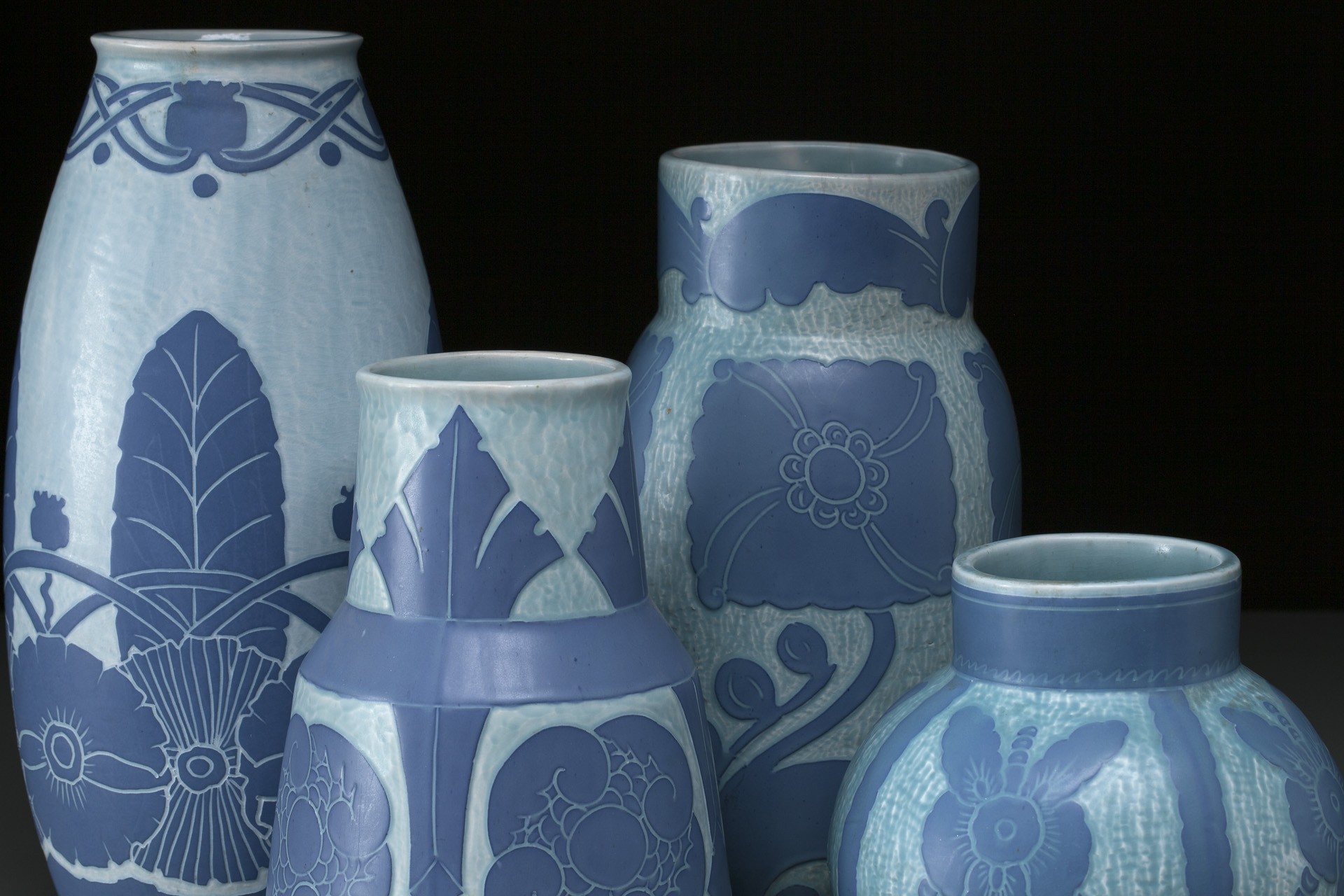 Group of Four Josef Ekberg Vase image 2