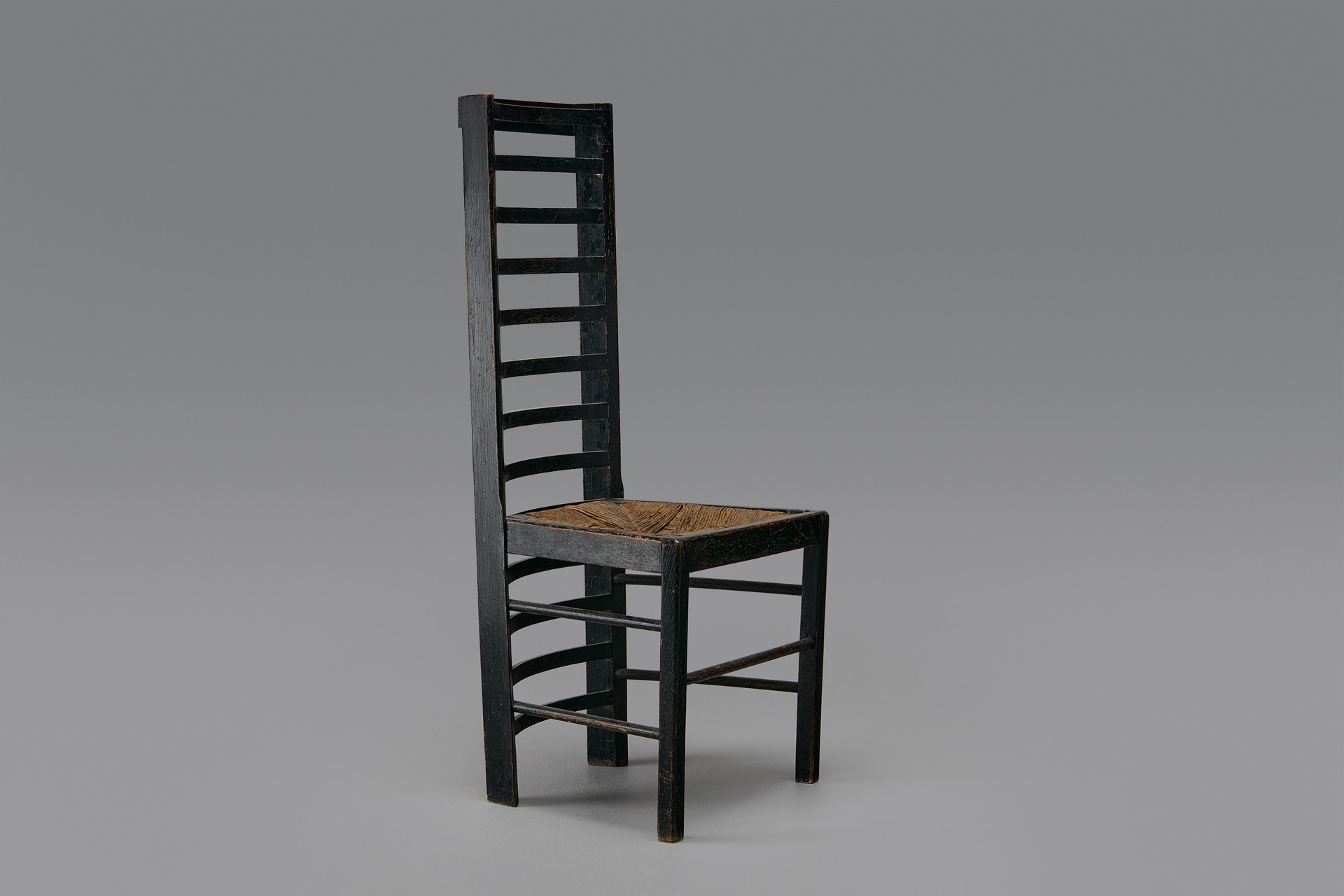 Ladderback chair from Miss Cranston's Willow Tea Rooms, Glasgow image 3