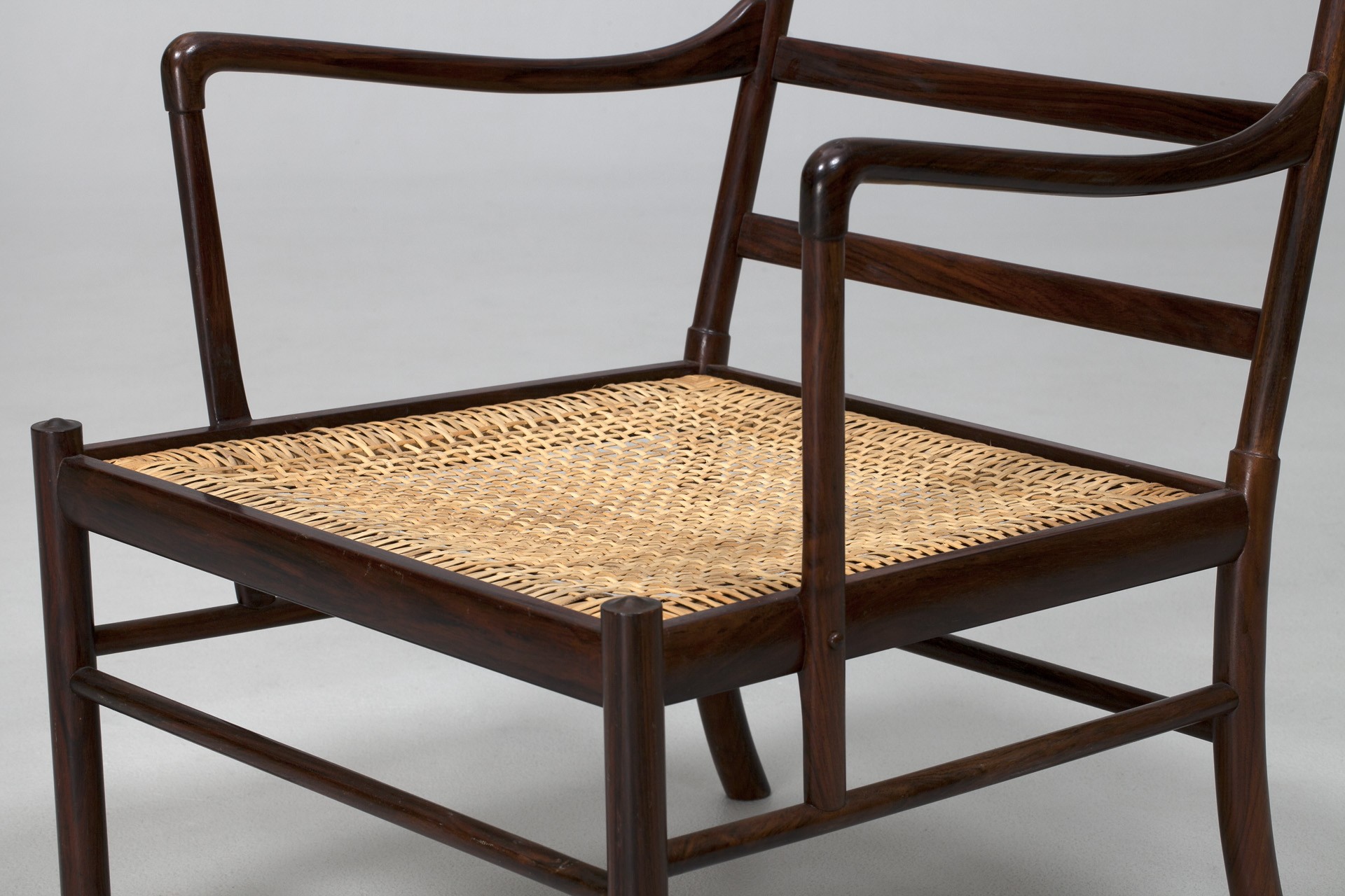 Pair of Black "Colonial" Chairs image 3