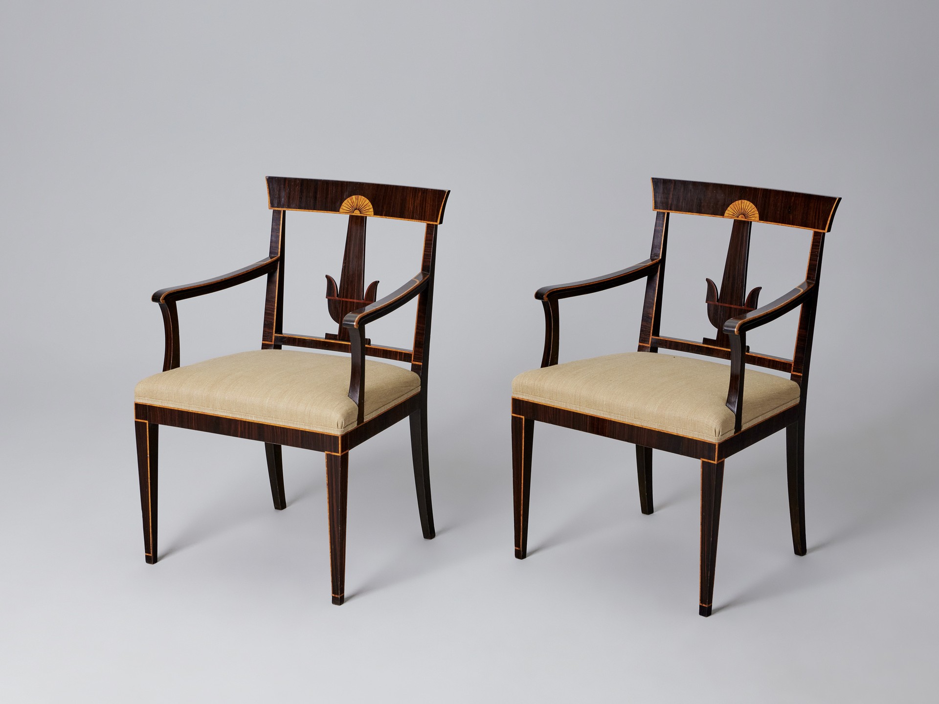 Pair of Neoclassical Chairs image 2