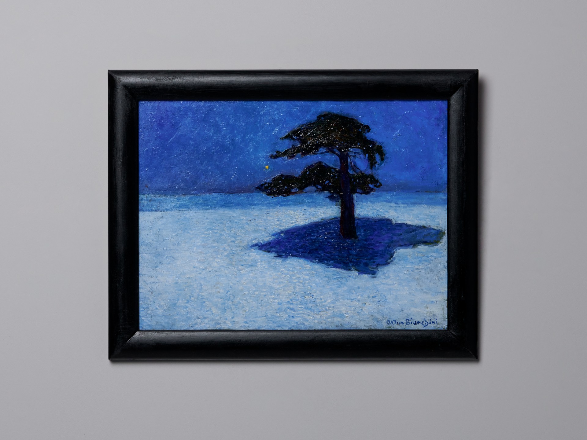 Painting 'The Solitary Pine'