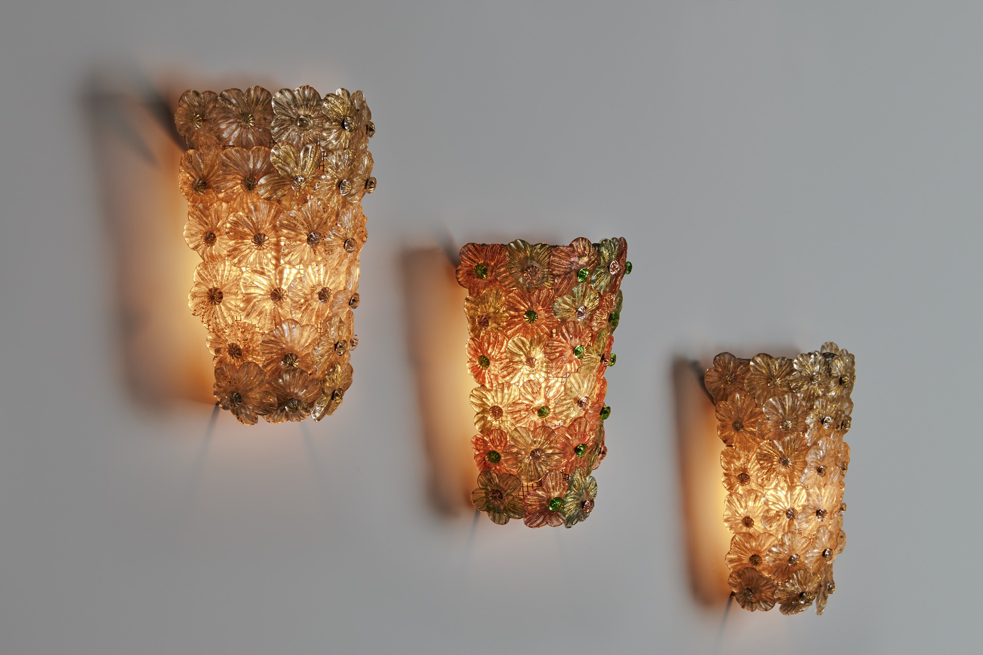 Three Wall Lamps