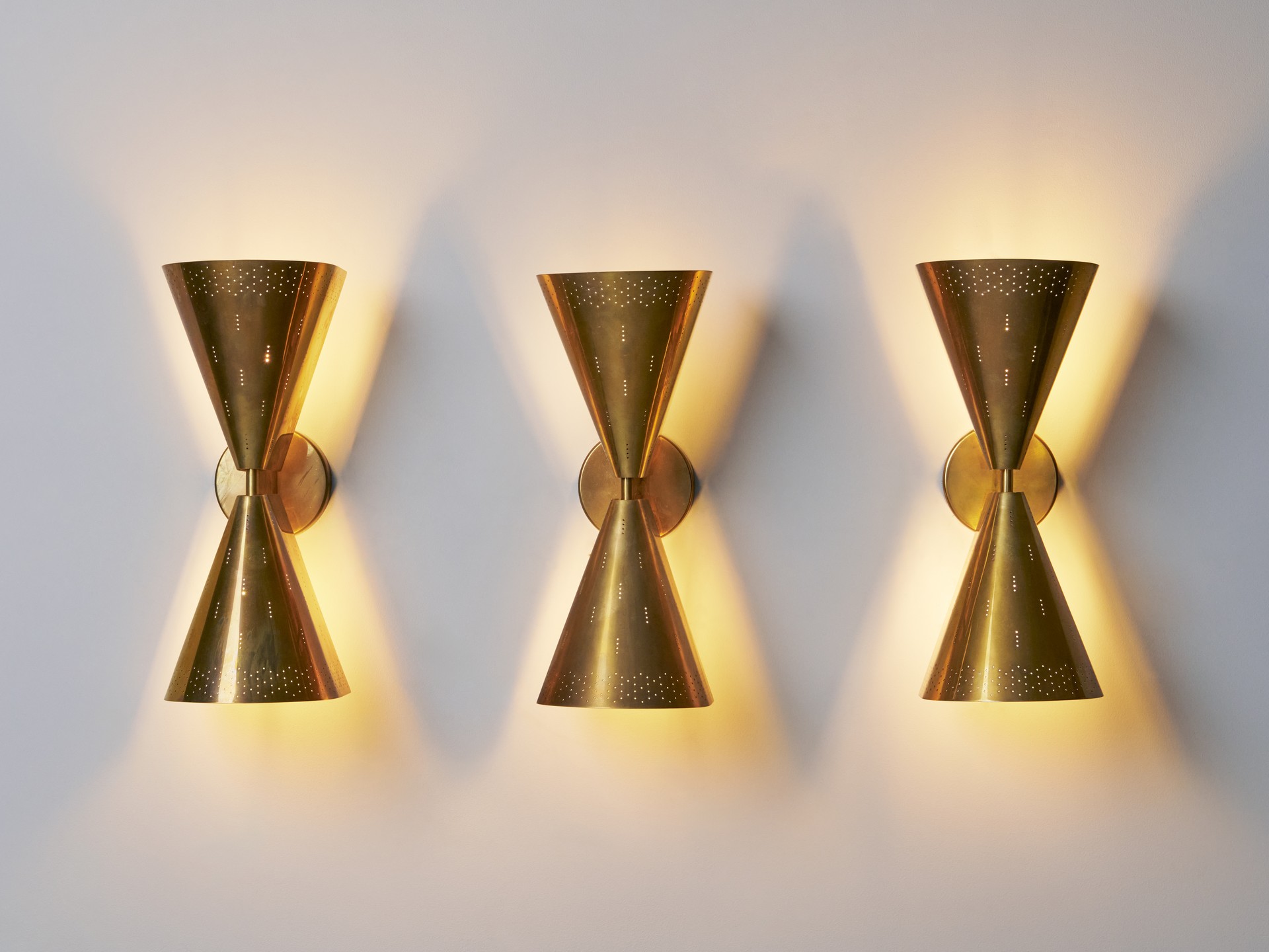 Set of Three Wall Lights image 4