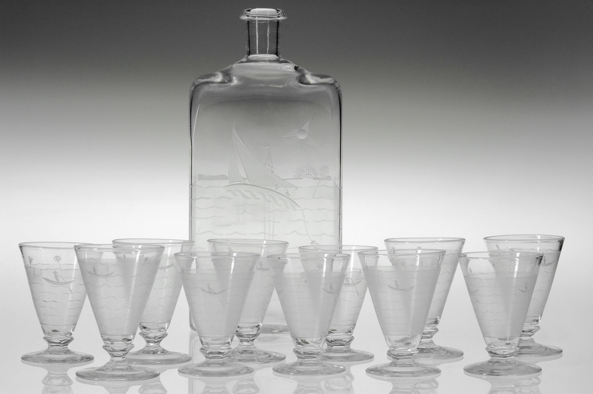 Decanter and Glasses