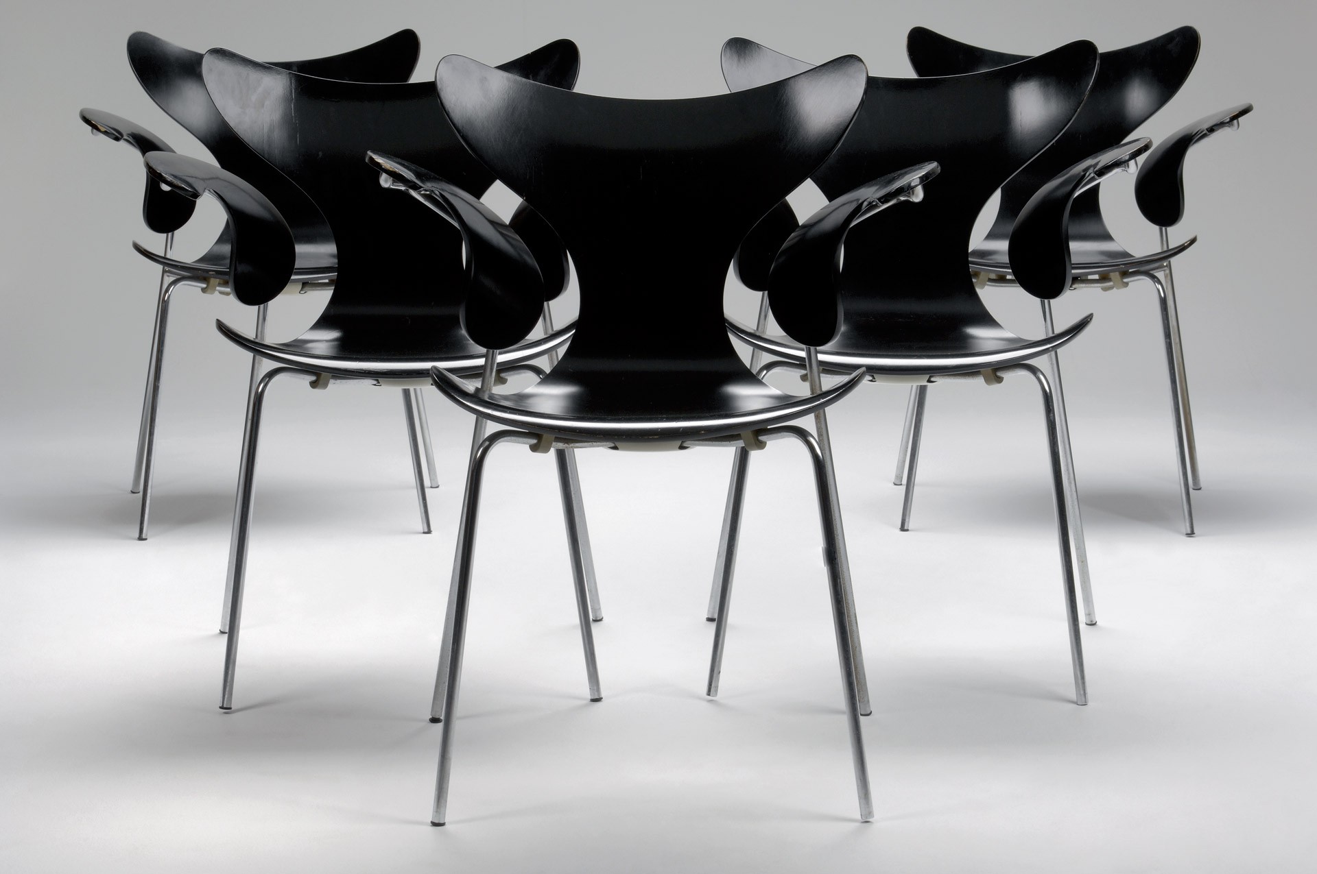Set of Five Seagull Chairs