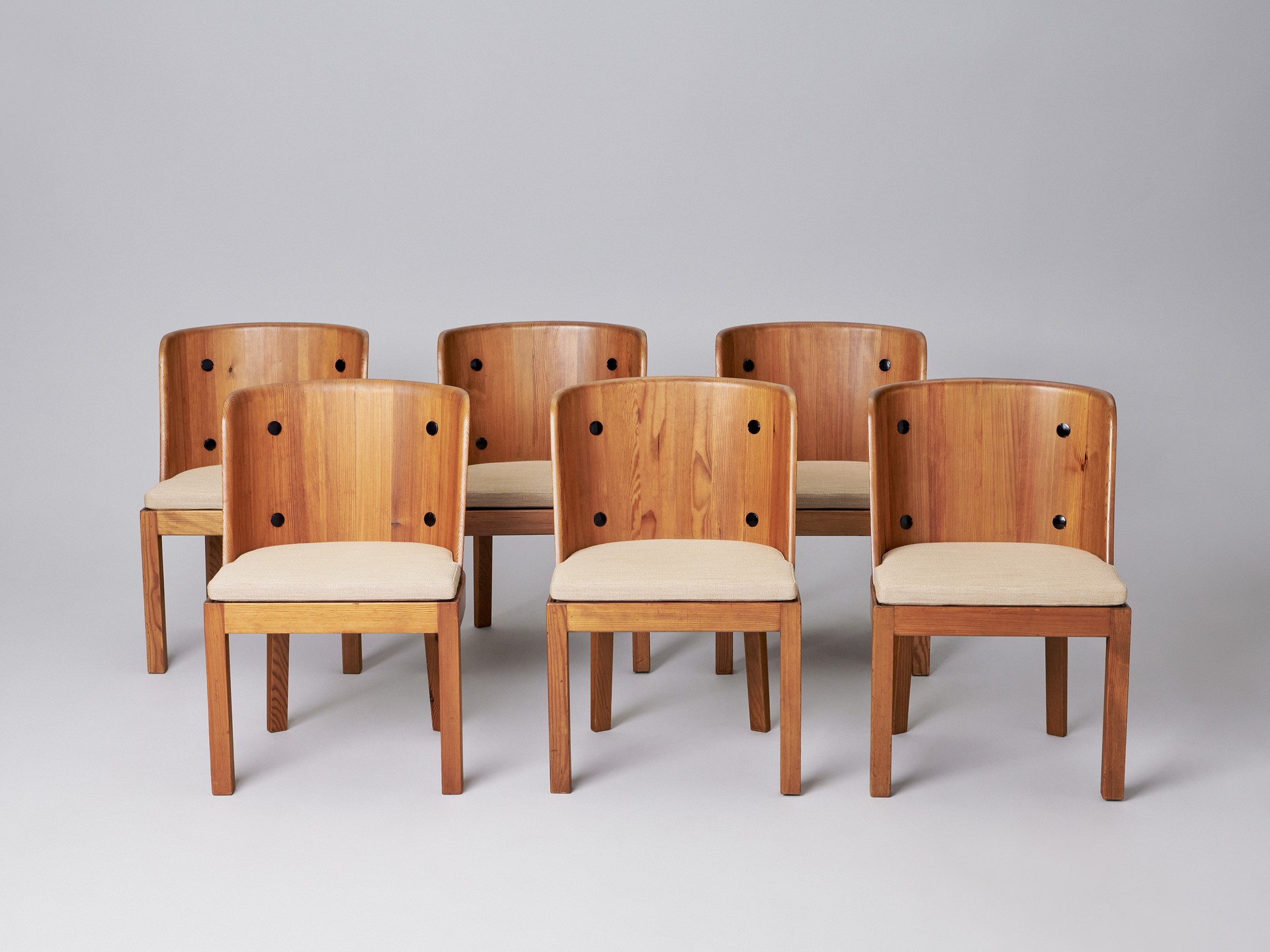 Set of Six 'Lovö' Chairs