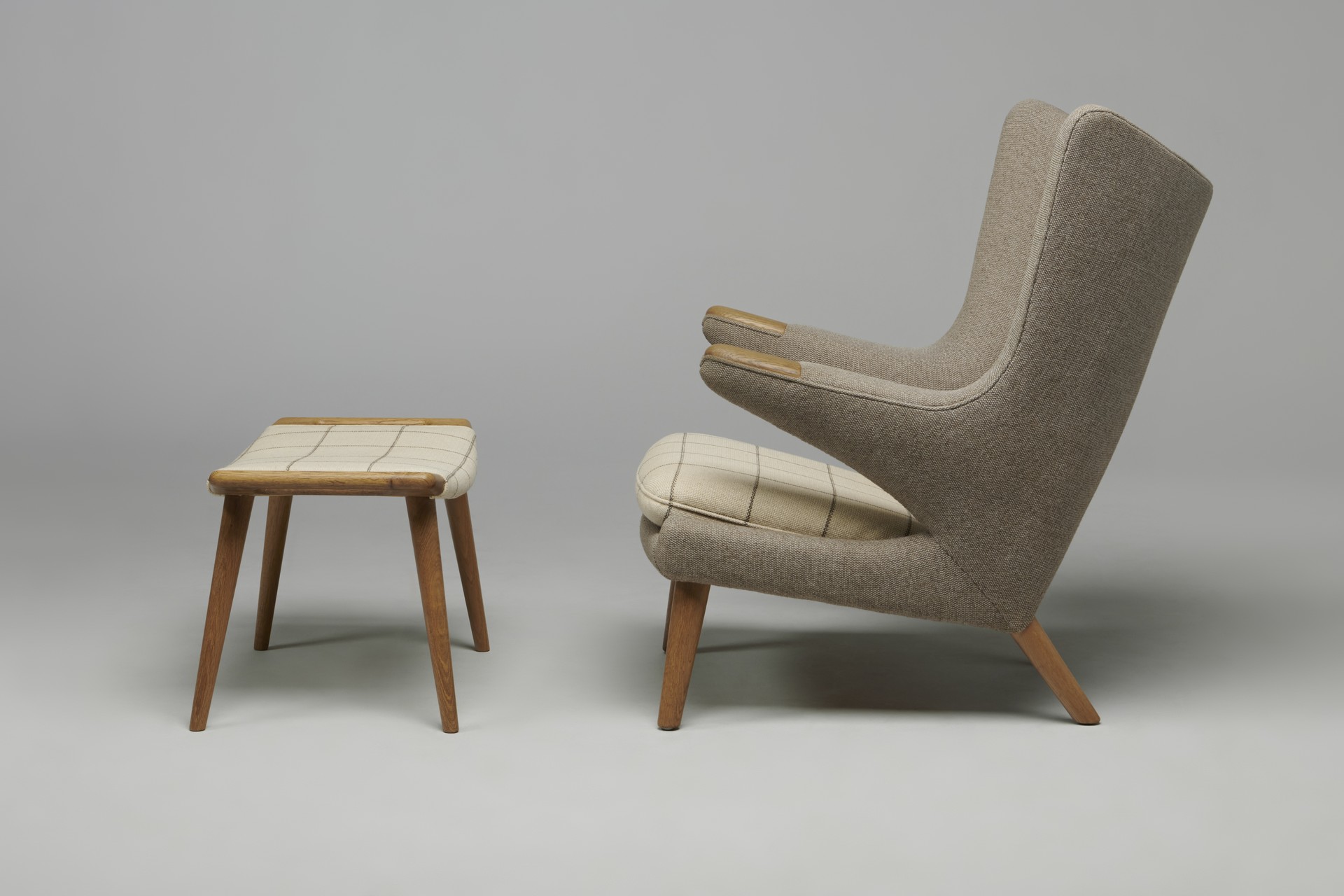 'Papa Bear' Armchair and Ottoman image 2