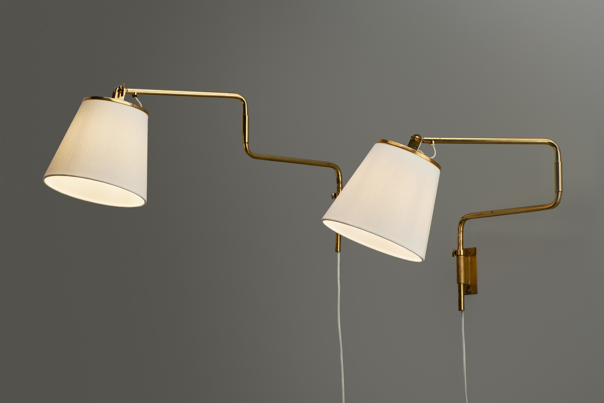 Pair of Adjustable Wall Lamps image 2