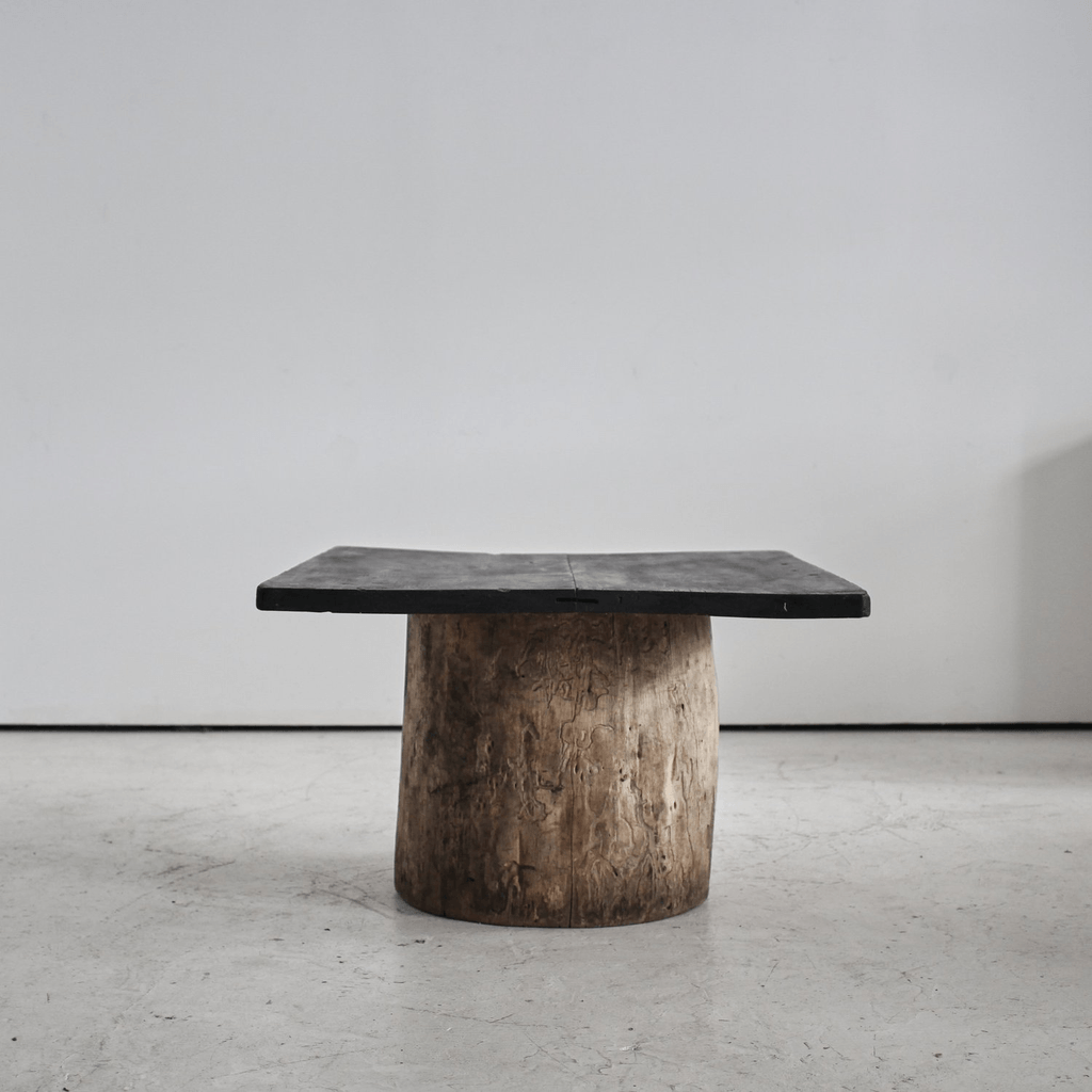Large Dug-Out Cedar Japanese Coffee/Sofa Table