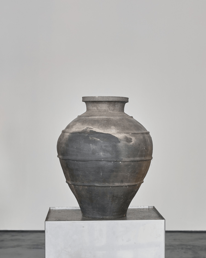 19th C Black Terracotta Portuguese Vessel
