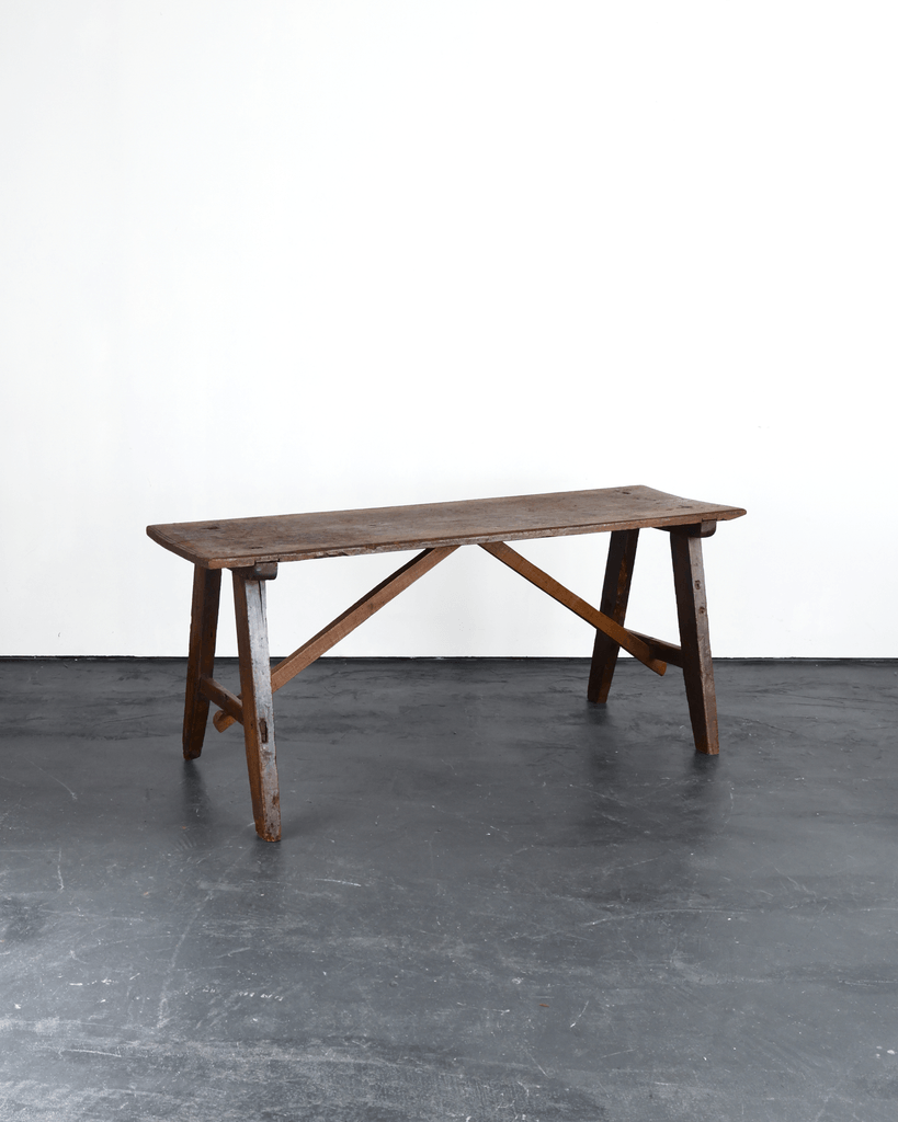 Primitive Early 19Th C. Portuguese Console Table