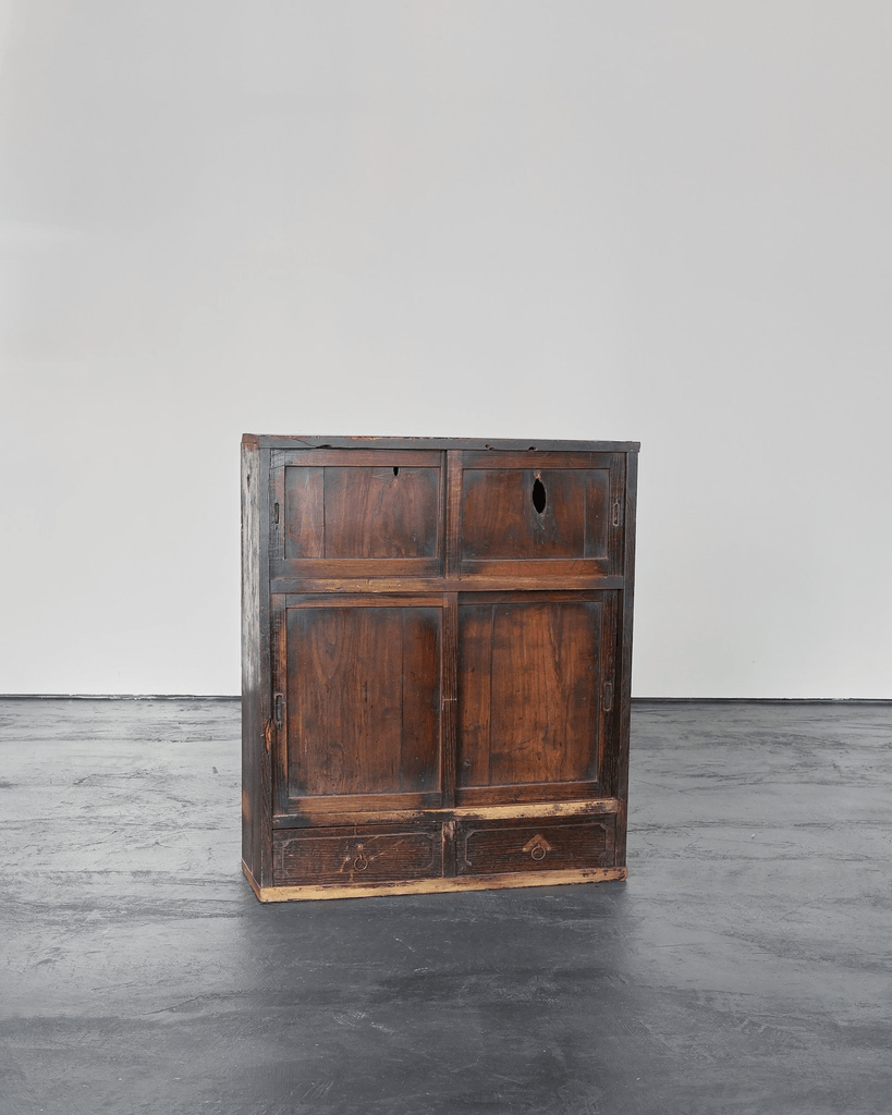 Primitive Late Edo Period Japanese Tansu Cabinet