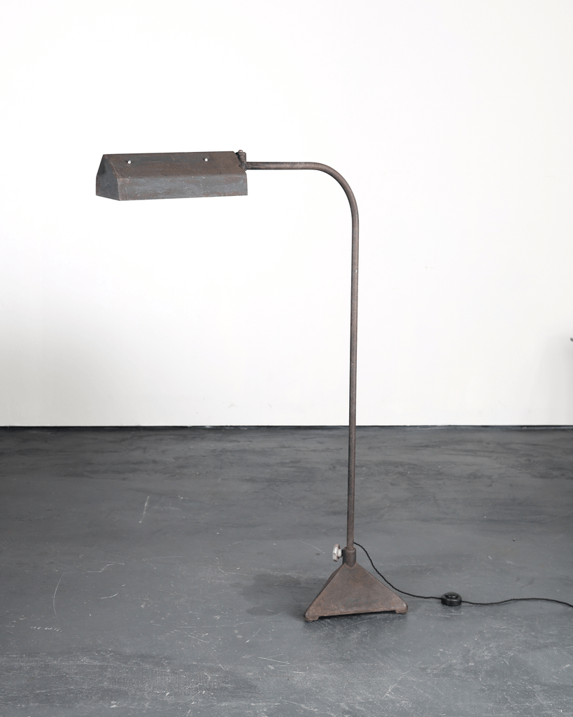 Large Utilitarian Italian Floor Lamp