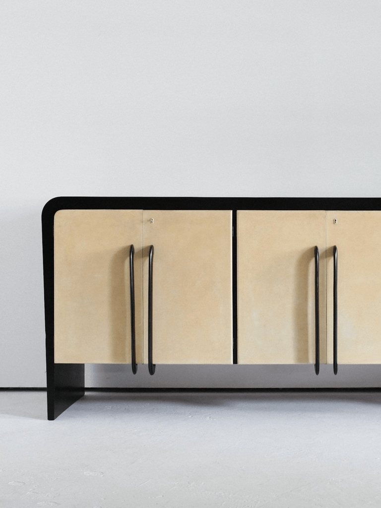 Large Italian Deco/Modernist Vellum Sideboard