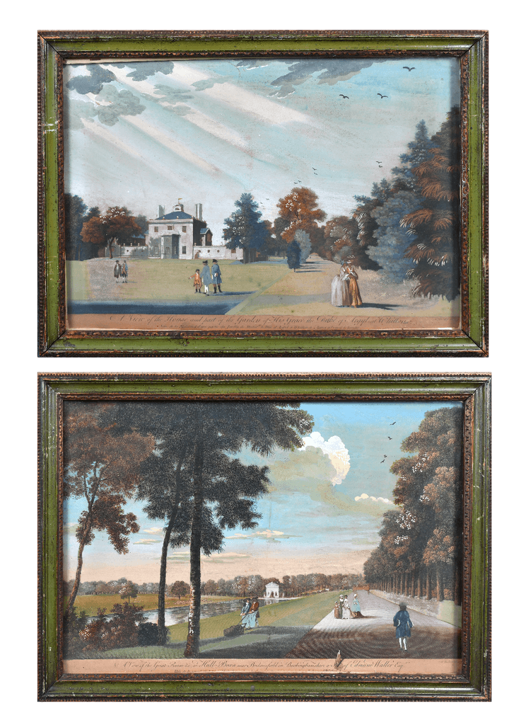 View of the House and part of the Garden of His Grace the Duke of Argyll at Whitton