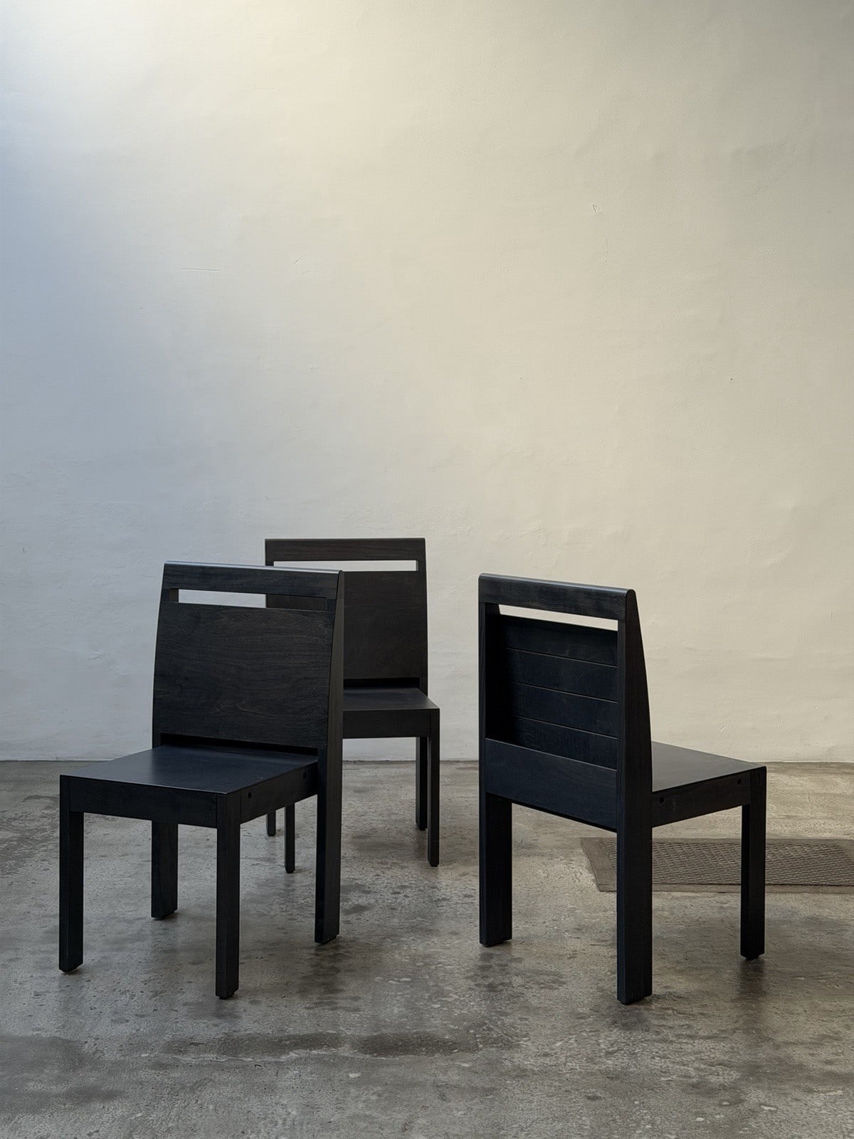 Dom Hans v.d. Laan attr., Postmodern Sculptural Chairs Set, Unknown thumbnail 4