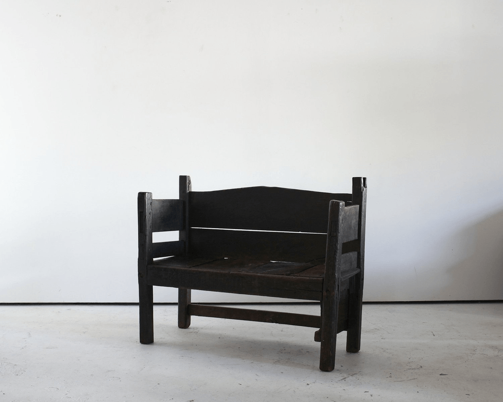 Primitive 18Th C. Portuguese Chestnut Bench