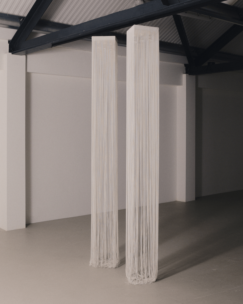 Garbo fringe lamps by Mariyo Yagi