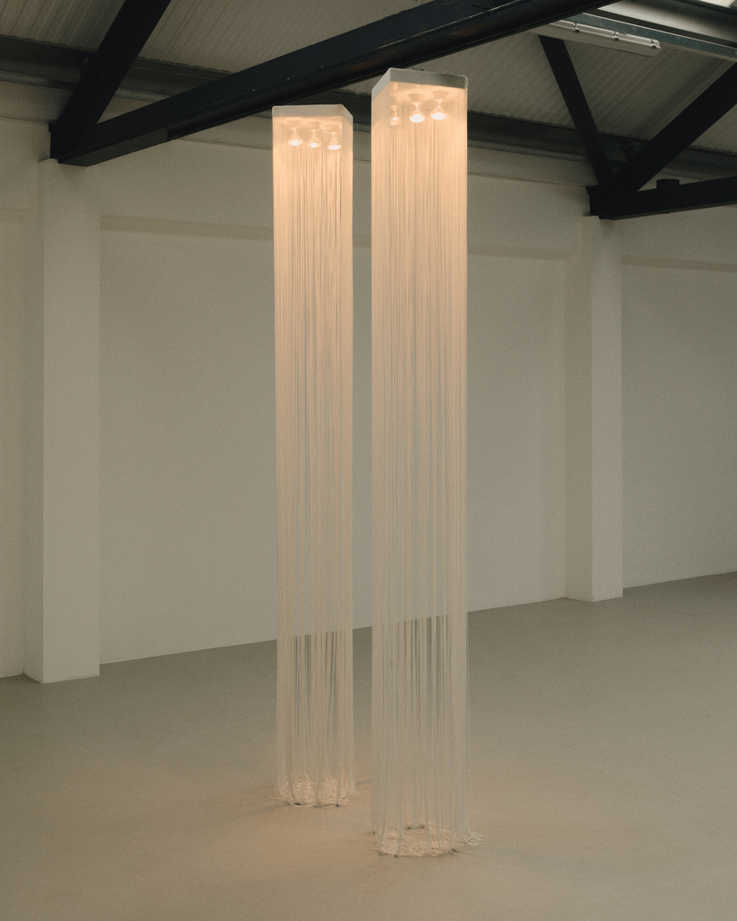 Garbo fringe lamps by Mariyo Yagi