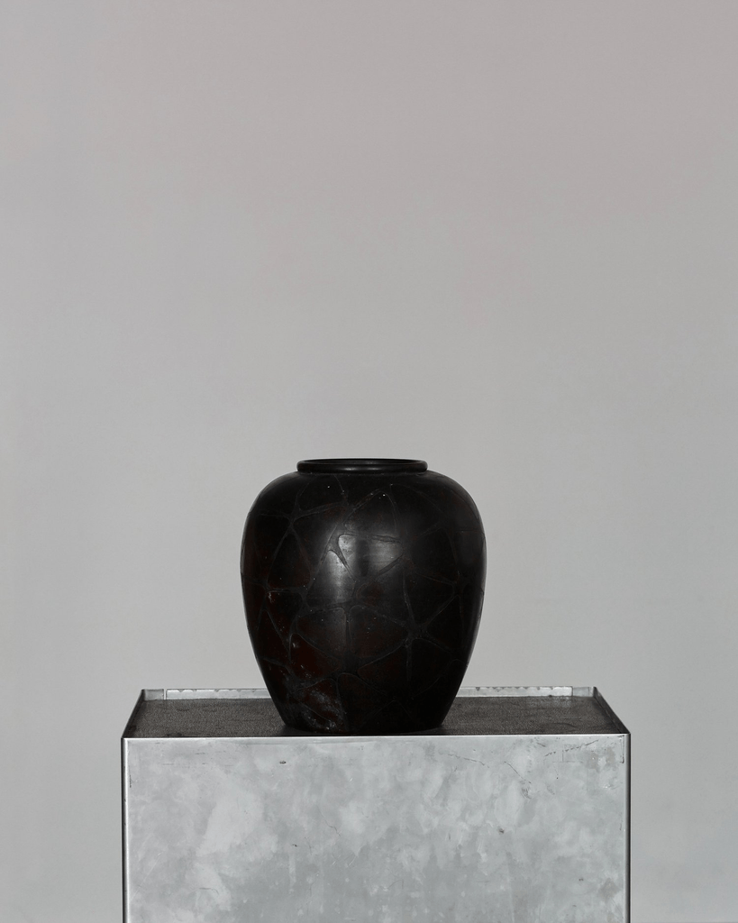 Geometric Brass Vessel
