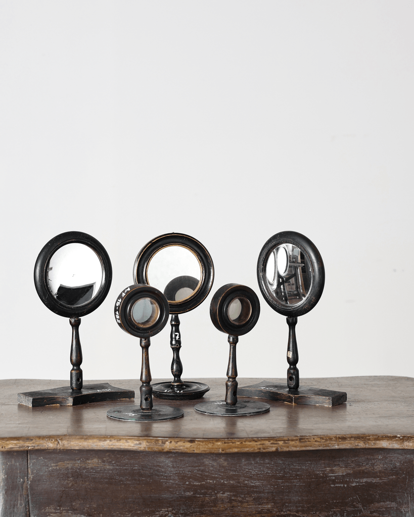 Collection Of Early 20th C. Czech Mirrors & Scientific Instruments