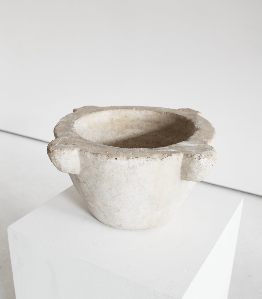 Huge 18Th C. Spanish Marble Mortar