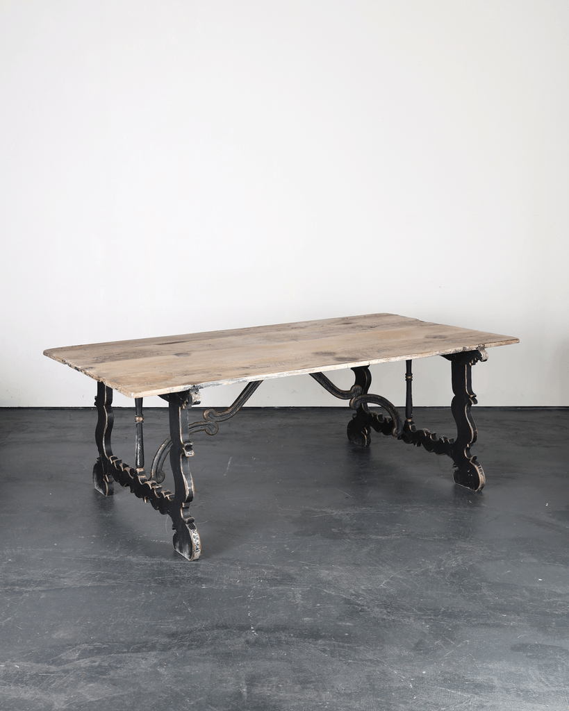 Exceptional XL Walnut Spanish Dinning Table