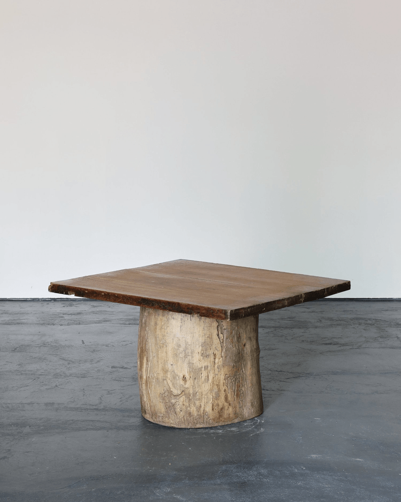 Large Dug Out Japanese Cedar Coffee/Sofa Table (6)