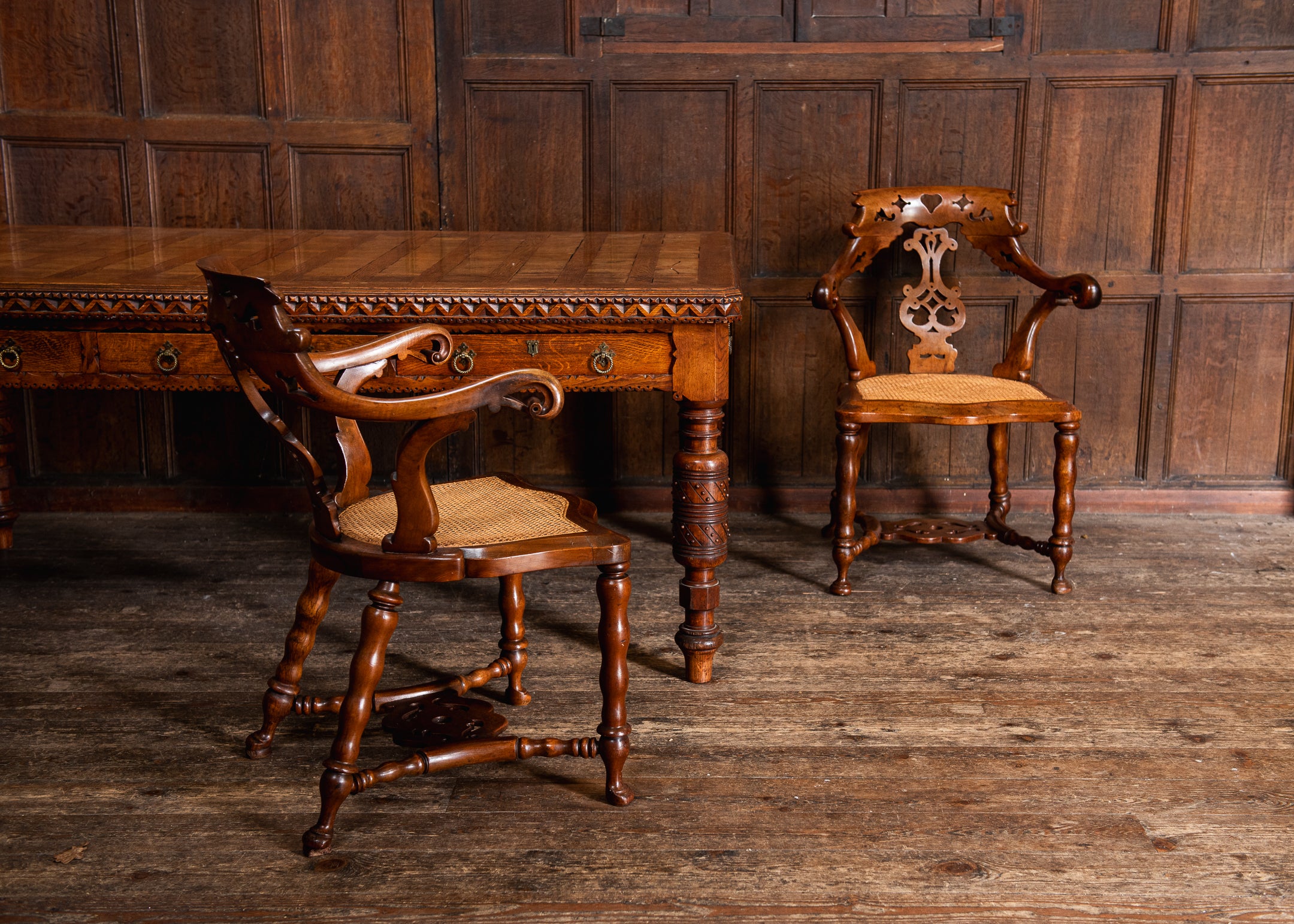 A Large Mid-Nineteenth Century Library Table image 6