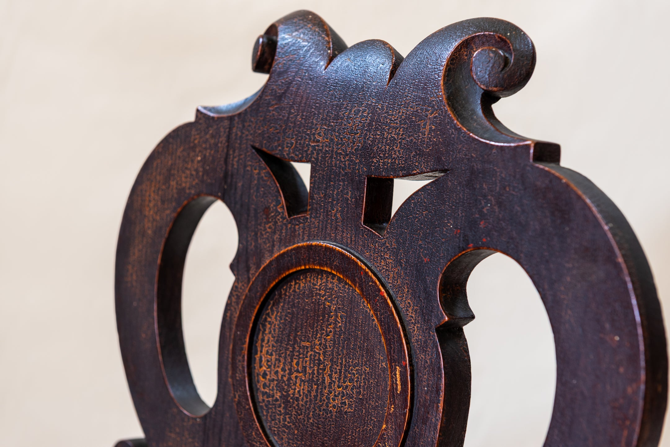 A Mid-19th Century Hall Chair image 4