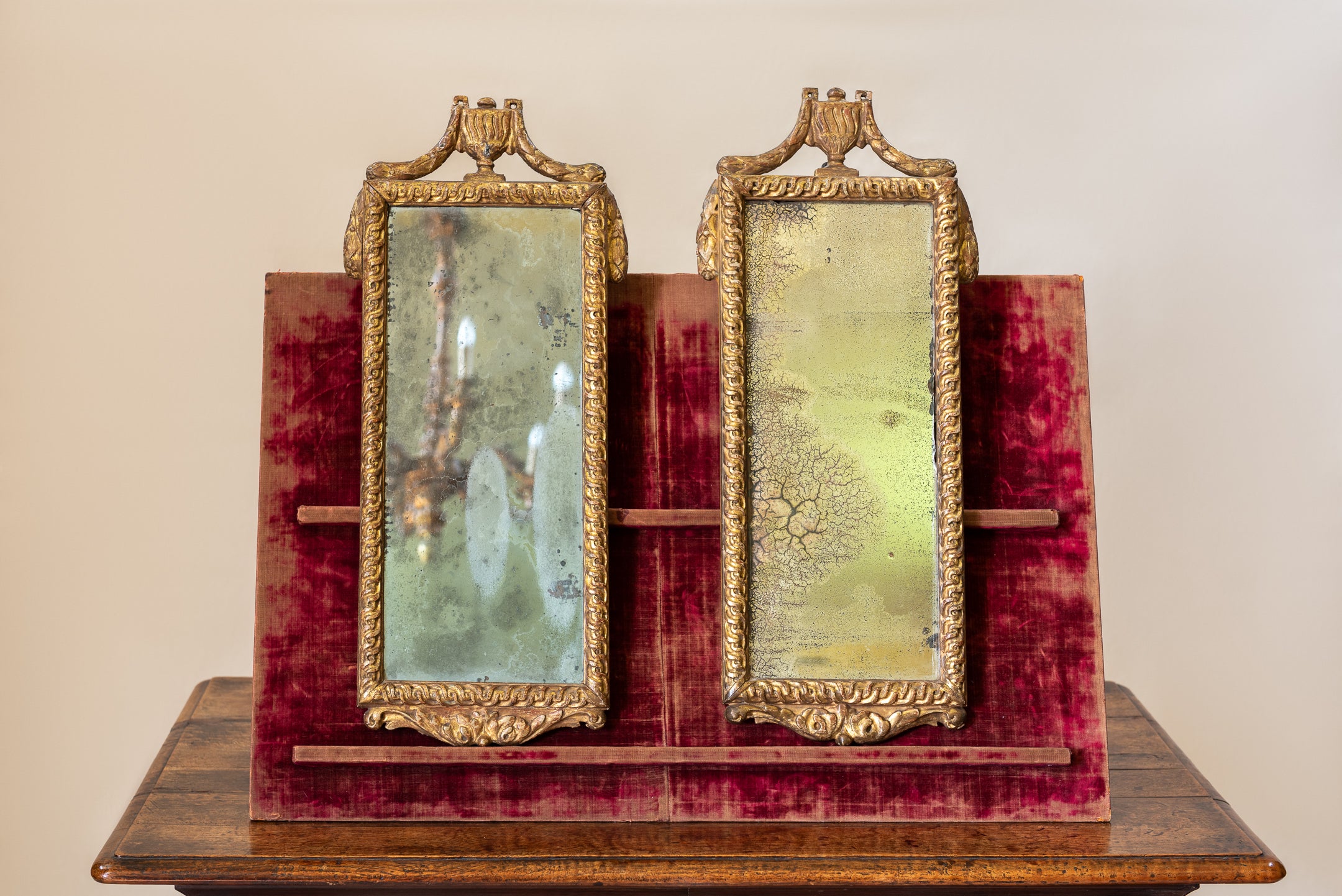 A Pair of Neoclassical Pier Mirrors