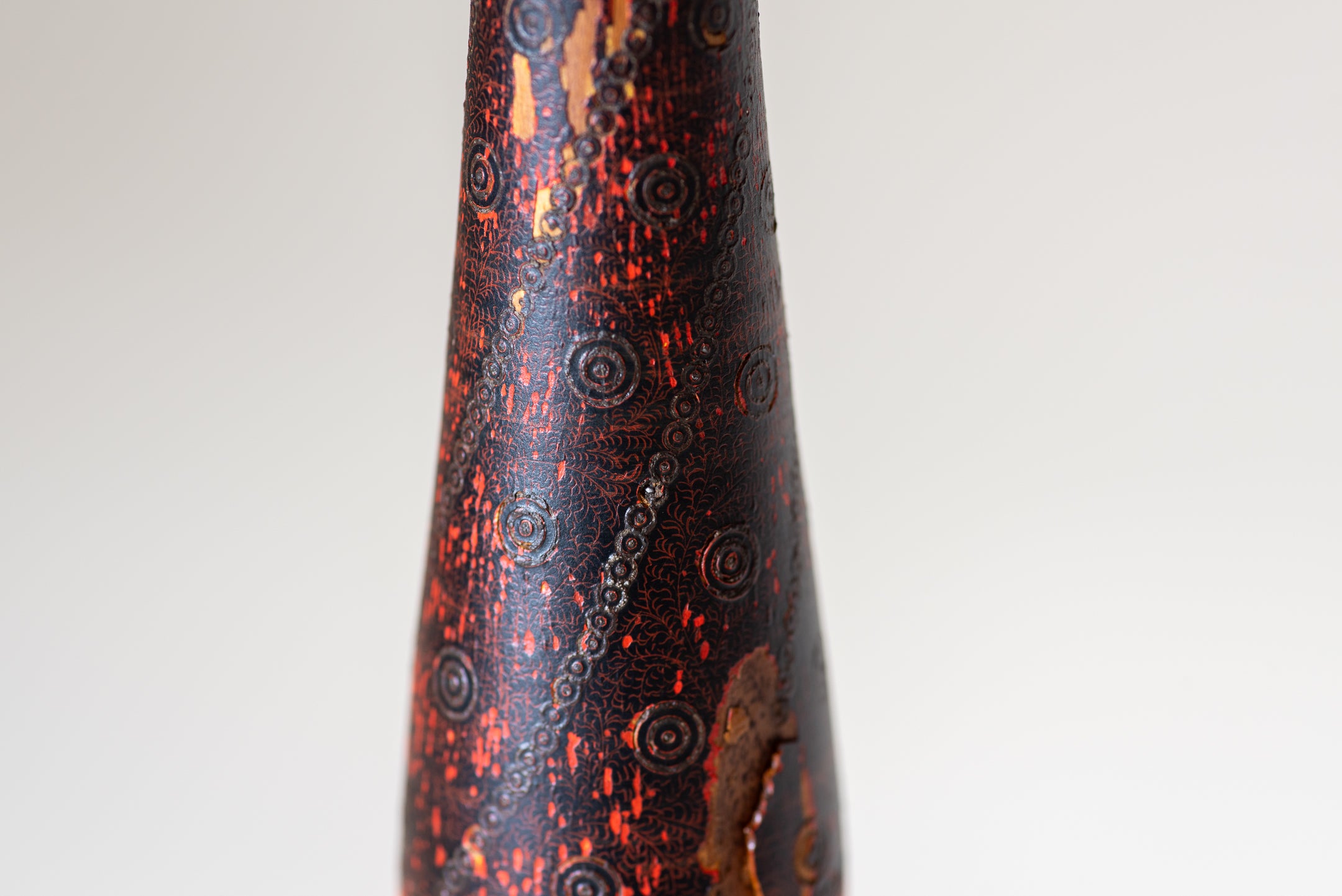 A Polychrome Decorated Tripod Table image 5