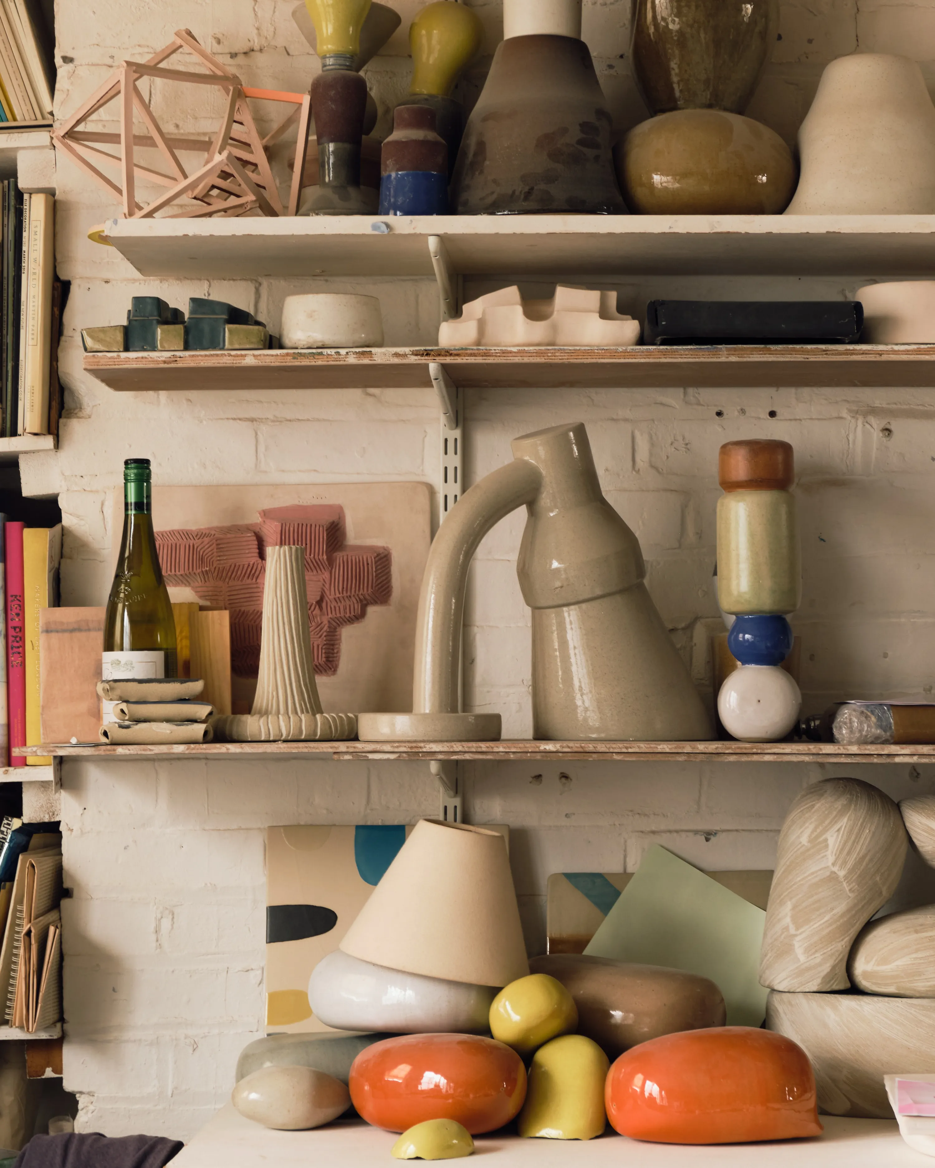 Artist Philip Guston is a source of inspiration for Nicola's work.