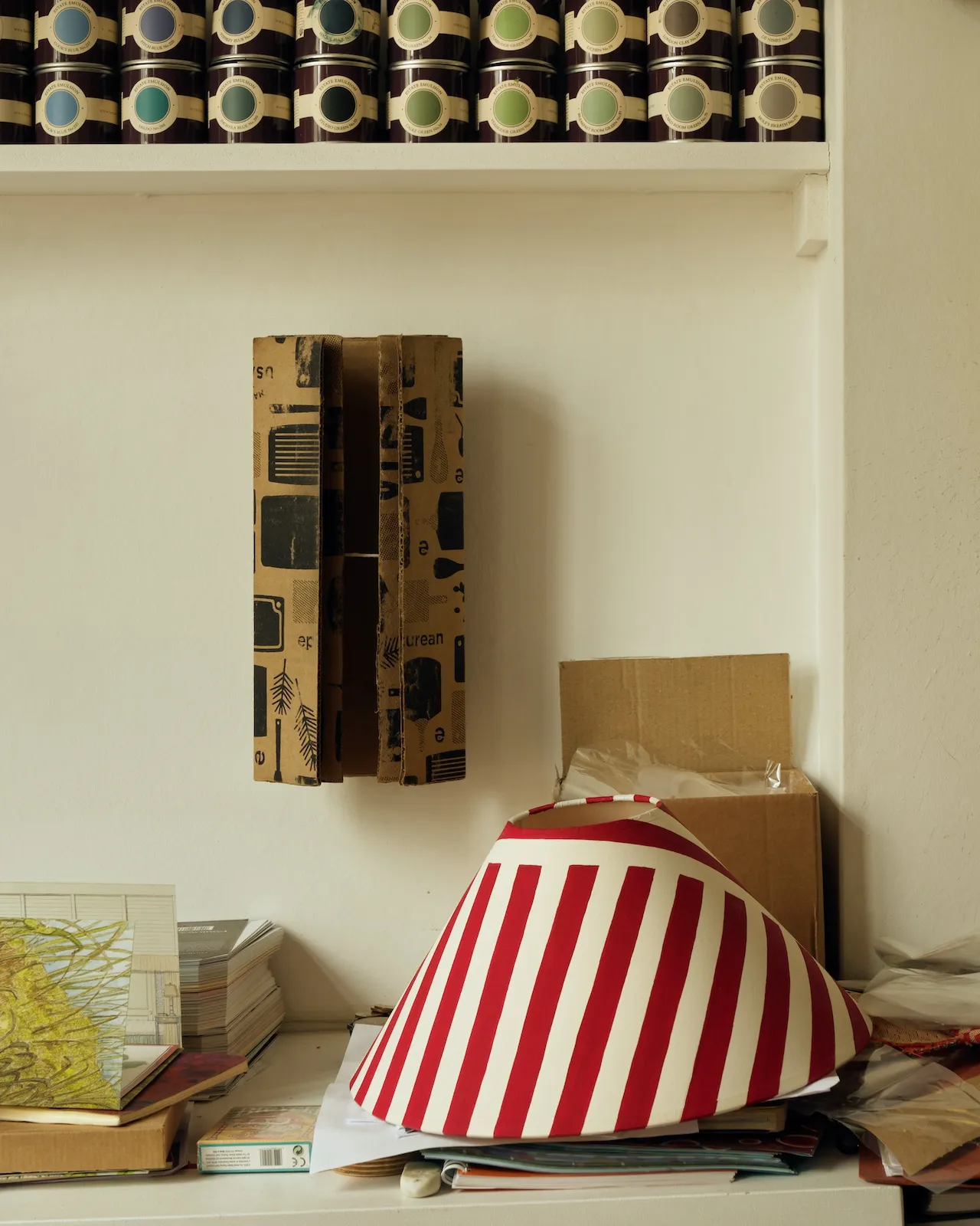 Shades are hand painted in Farrow & Ball colours.