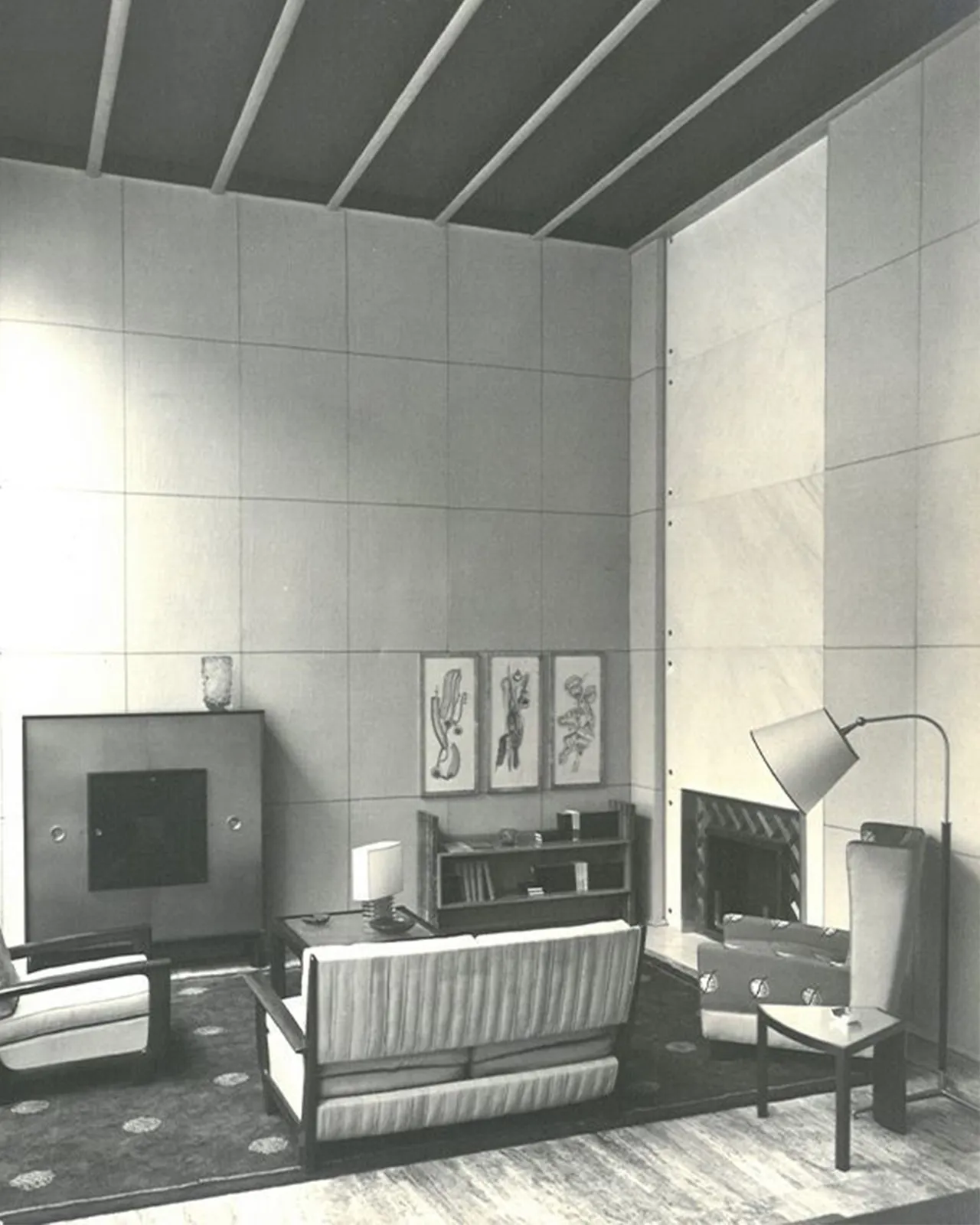This interior is how I see life: a game of squares where you have to find your own way to escape the grid (Image from Artemist.com via ​Eredi Marelli)