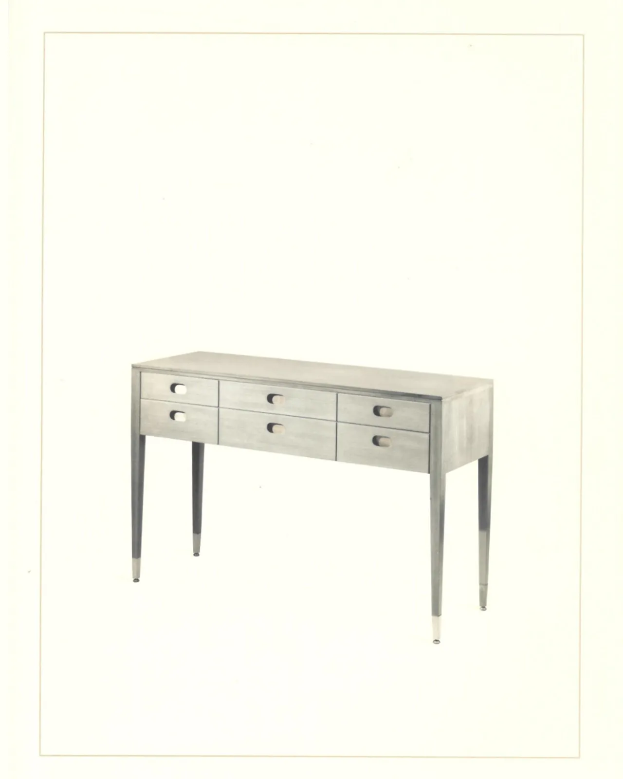 Three is meglio che (better than) one, so I thought six was even better (Image from "Paolo Buffa Designer 1939-1968" Book)